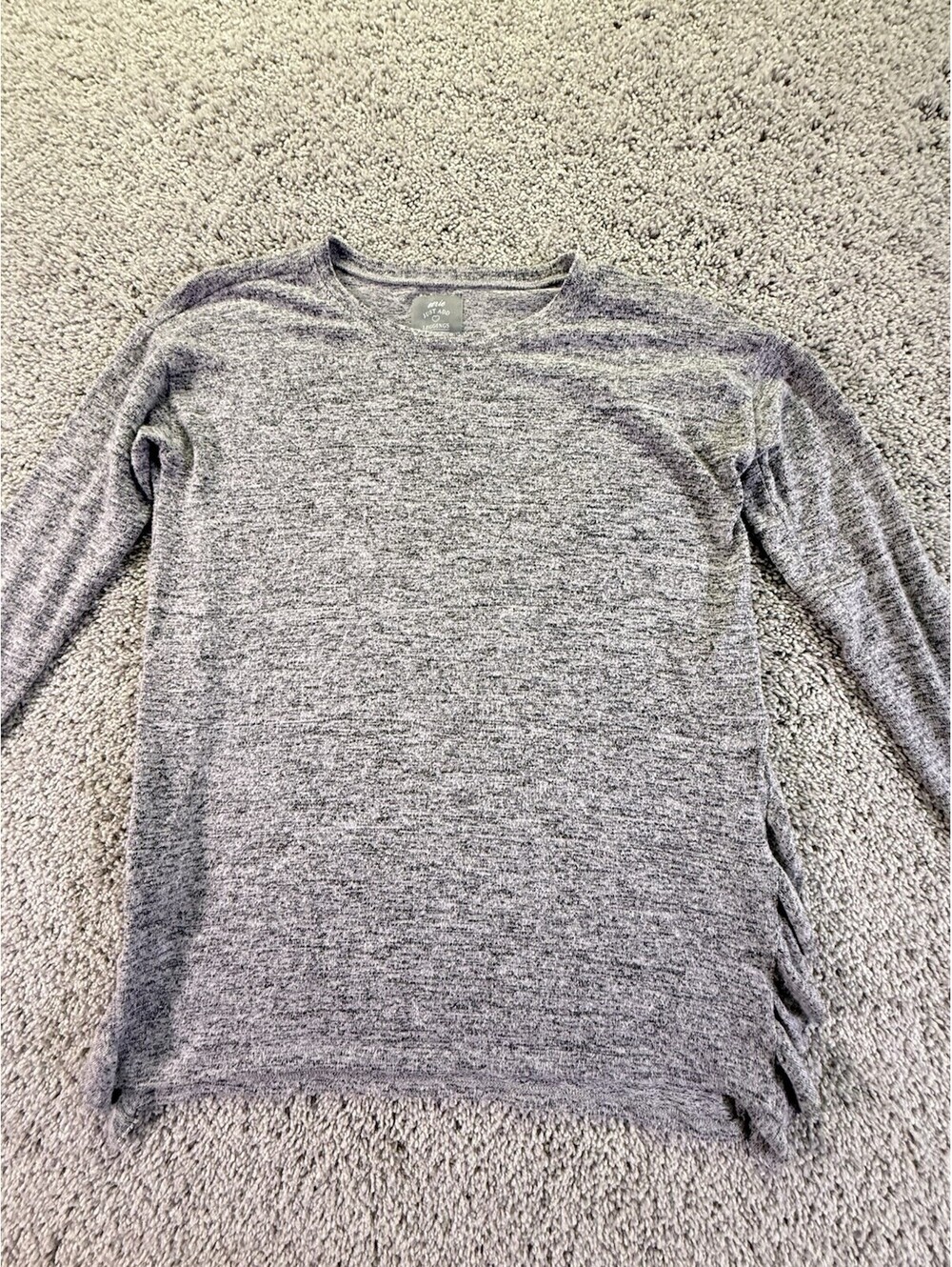 Aerie Women’s Comfy Shirt Long Sleeve Size XS Oversized Gray